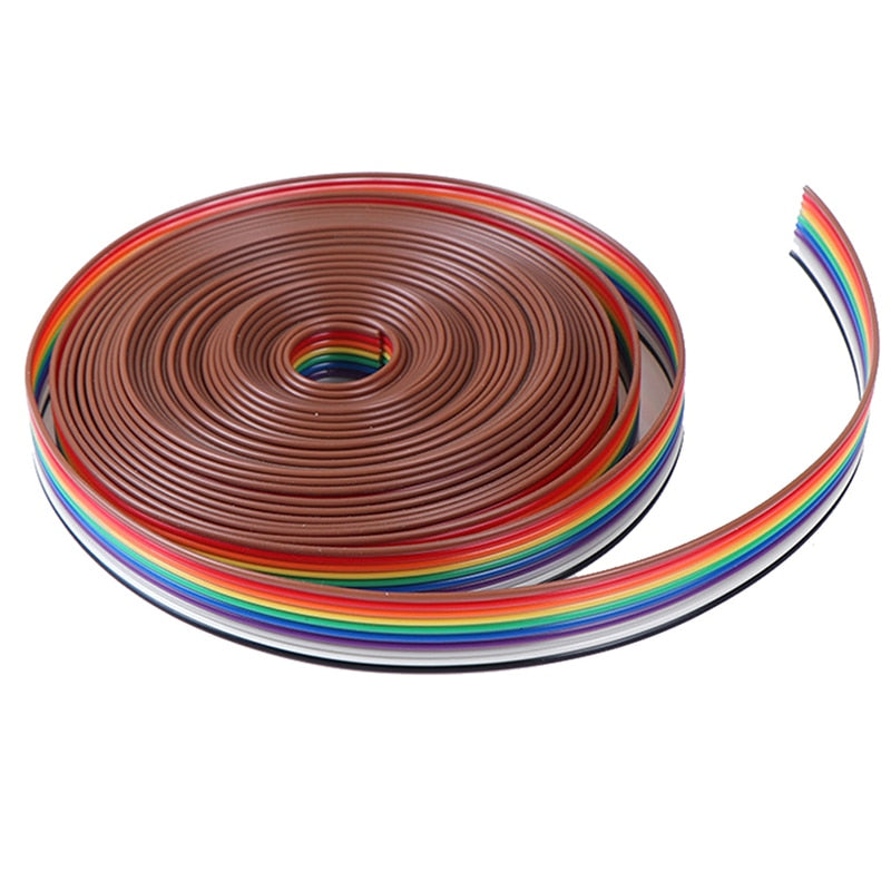 Rainbow 10-pin ribbon cable