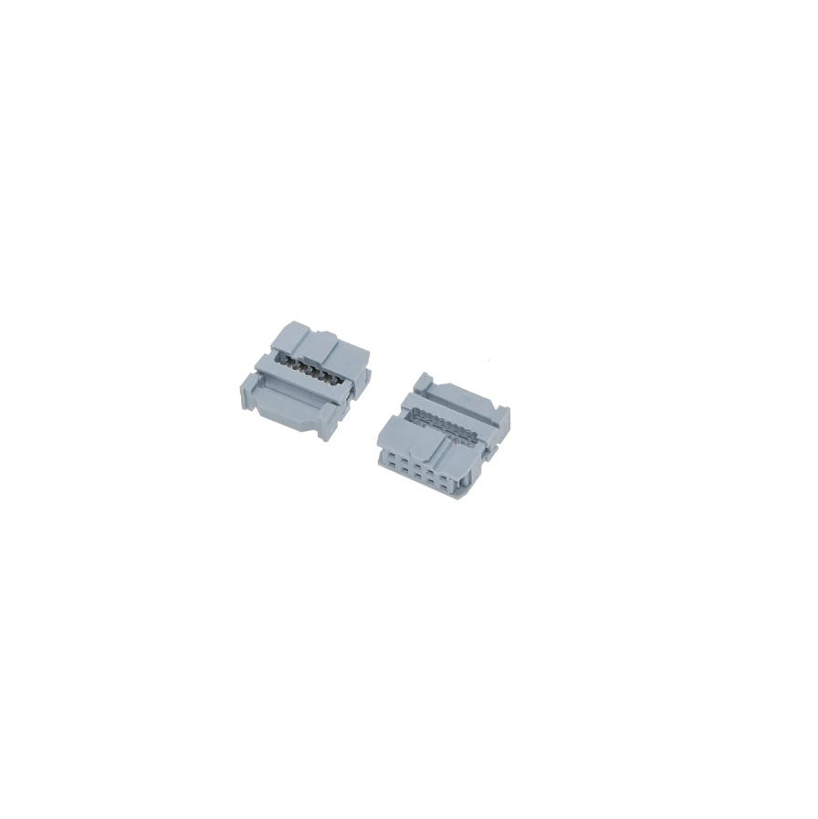 Connector For Ribbon Cable Grey 10Pin