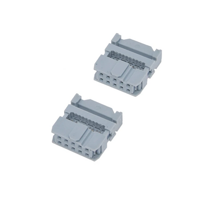 Grey 10-pin IDC connector