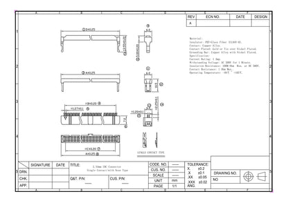 Connector For Ribbon Cable 10Pin