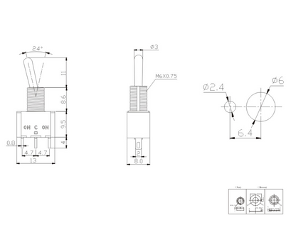Mini Toggle Switch